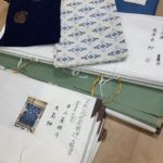 広島県のお客様より、藍染のお着物と帯をお買取りさせていただきました。