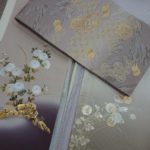 香川県のお客様より、和田光正さんの訪問着と袋帯をお買取りさせていただきました。