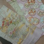 京都府の業者様より、藤井寛さんの未仕立て訪問着をお買取りさせていただきました。