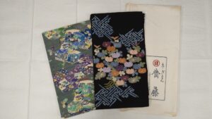 東京都品川区のお客様より、ぎをん齋藤さんや添田敏子さんの帯をお買取りさせていただきました。