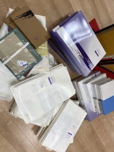 東京都中央区のお客様より有名量販店のお着物を多数お買取りさせていただきました。