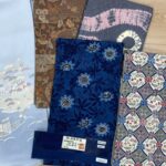奈良県のお客様より、城間栄喜さん作の紅型名古屋帯を高価お買い取りさせていただきました。
