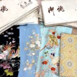滋賀県大津市のお客様より訪問にて、千總の訪問着、に志田の振袖などを高価お買取りさせていただきました。