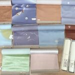 京都市東山区のお客様より、お持ち込みにて、千總の小紋や、道明の帯締めなどをお買取りさせていただきました。