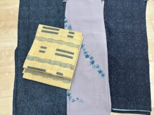 京都市左京区のお客様より、訪問にて、宮古上布、本場結城紬のお着物や、田畑喜八さんのお着物、芭蕉布の帯などを高価お買取りさせていただきました。