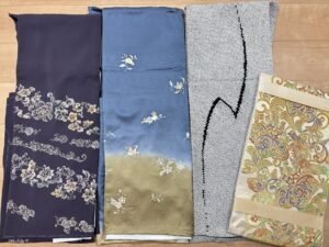 大阪府枚方市のお客様より、お持ち込みにて、千總の訪問着や本疋田の訪問着などを高価お買取りさせていただきました。