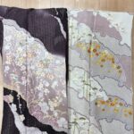 兵庫県神戸市の業者様より、宅配にて、刺繍の訪問着をお買取りさせていただきました。
